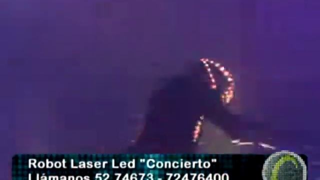 Show Robot Laser Led en Concierto Tv смотреть онлайн
