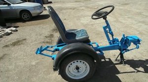 #123 Адаптер для мотоблока Нева своими руками / Задний адаптер с рулем.