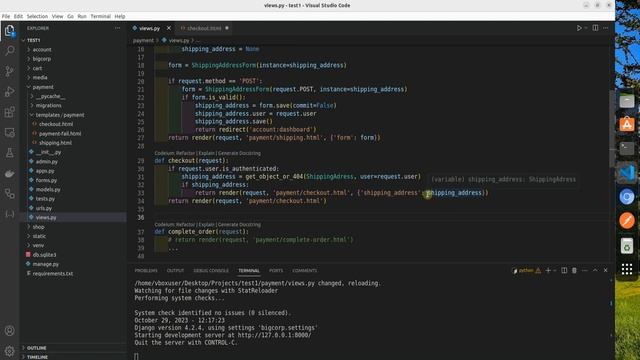 Payment(Shipping) in Django| 4 серия | Продвинутый курс Django Developer смотреть онлайн
