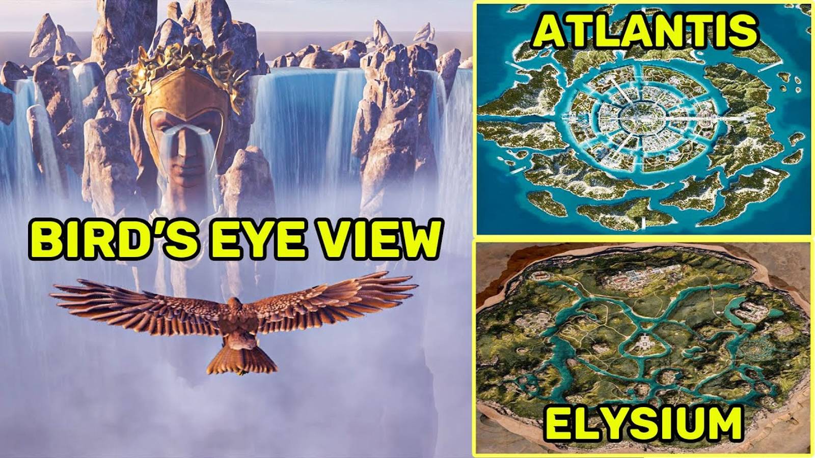 Assassin'S_creed_odyssey: Элизиум, Подземный мир, с высоты птичьего полета смотреть онлайн