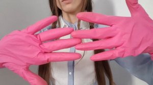 АСМР Звук перчаток ASMR Latex gloves Coronavirus Quarantine