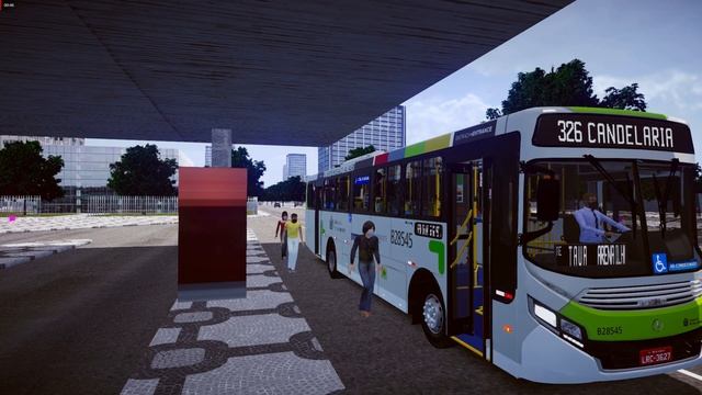 MOVIMENTAÇÃO DE ÔNIBUS NO PROTON BUS SIMULATOR NA CIDADE DO RIO DE JANEIRO INÉDITO CENTRAL DO BRASI смотреть онлайн