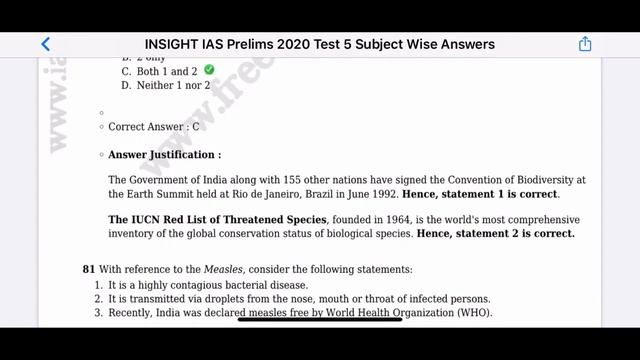 Insight Test Series 2020:Test jo:5(Question no:75 to 85) смотреть онлайн