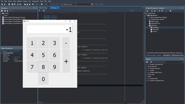Almost Calculator - C++Builder (code fix) смотреть онлайн