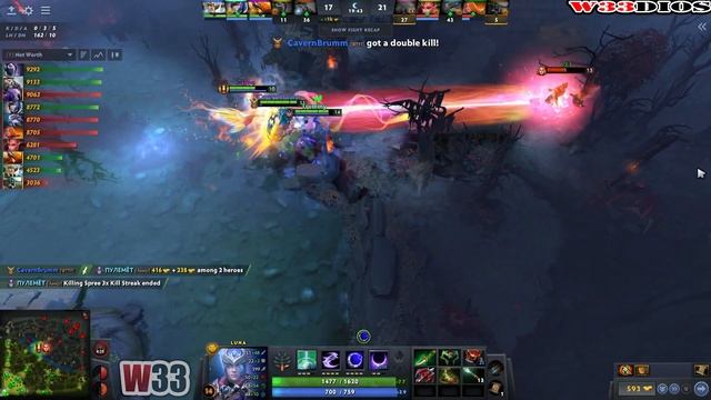 How W33 plays Against TOP 5 Rank Faceless Void - Tusk Offlane Dota 2 смотреть онлайн