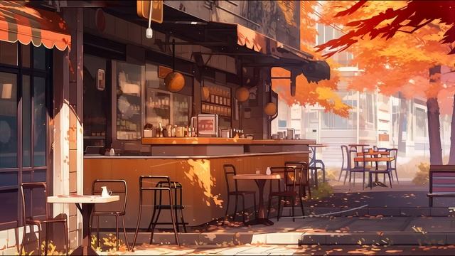Autumn Espresso ☕ Lofi Café 🍂 Chillin with Cafe music for [ relax - chill - study ] смотреть онлайн