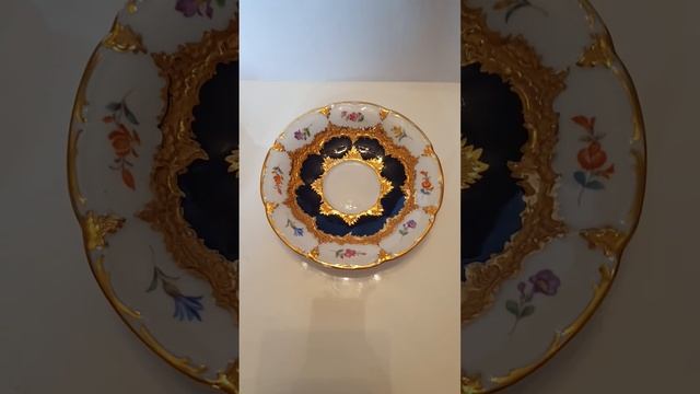 Кофейная пара 20 век Meissen фарфор винтажная смотреть онлайн