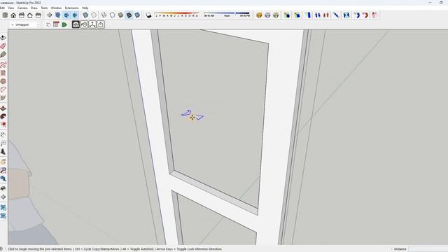 Как создать дверь в Скетчап. How to create a door in SketchUp смотреть онлайн