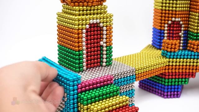 DIY - How To Decorate Aquarium with Magnetic Balls ( Satisfying ) | Magnet World 4K смотреть онлайн