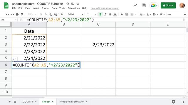 Using the COUNTIF Function in Google Sheets смотреть онлайн