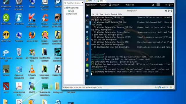 Part2:Hack pc Using Setoolkit Reverse_tcp (kali linux) смотреть онлайн