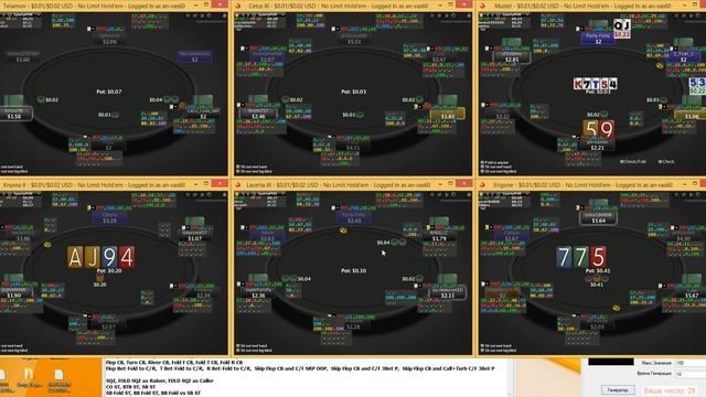 Покер кэш 6 макс НЛ2 / Poker cash 6max nl2. 30.03.2019 ЧАСТЬ ПЕРВАЯ смотреть онлайн