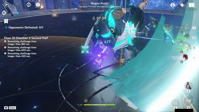 [F12 3.1] Scuffed Bloom Team & Albedo in Electro-charge | Abyss 1 Oct 22 | Genshin смотреть онлайн