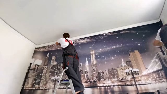 фотообои бесшовные монтаж смотреть онлайн