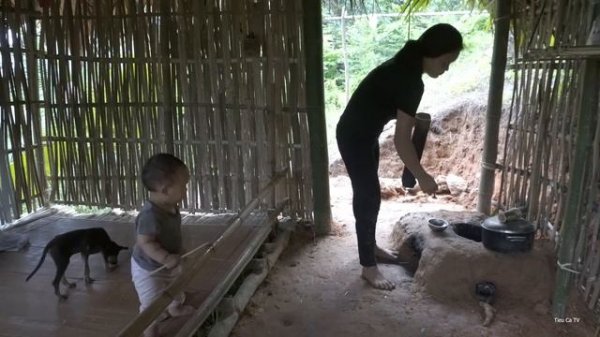 105 Days - Harvest, earn money to buy new things - Build a bamboo house in the forest