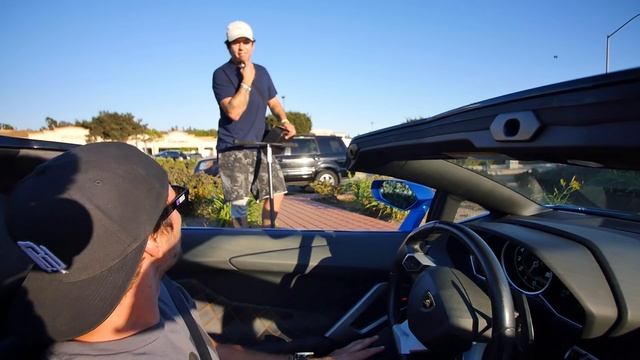$500,000 LAMBORGHINI JUMP ON SCOOTER! смотреть онлайн