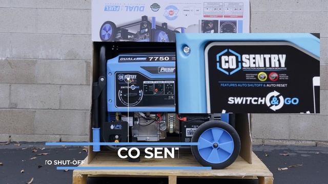 Pulsar 7,750-Watt Dual Fuel Generator with CO Alert - PG7750BCO смотреть онлайн