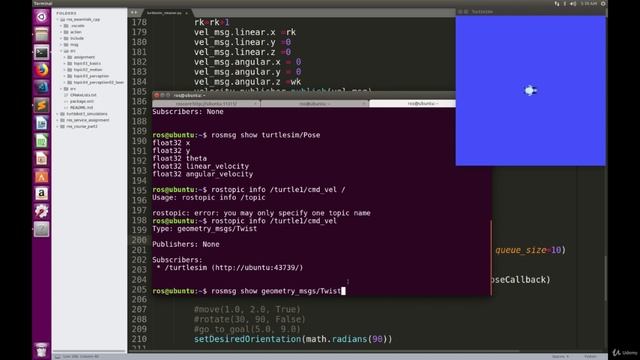 11.7. Assignment Solution Linear Motion in ROS (Python) смотреть онлайн