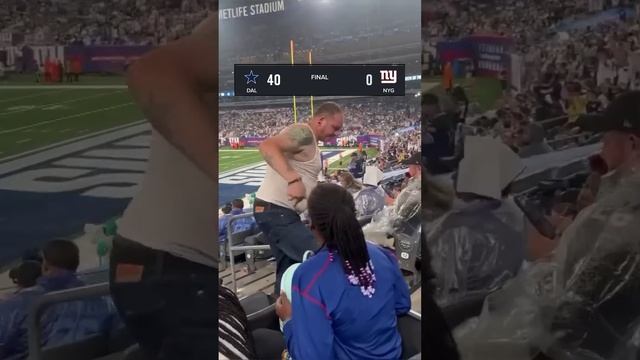 This Giants fan was going through it 😭 смотреть онлайн