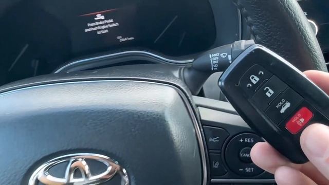 2022 Toyota Avalon How to Start with a dead key fob battery / No remote detected смотреть онлайн