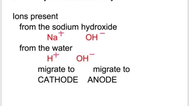 OCR Gateway C6 Electrolysis Of Aqueous Salts (Higher) смотреть онлайн