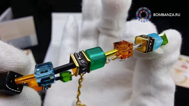 Браслет Coeur de Lion Multicolor Spring GeoCUBE, 2838/30-1557. Элитная бижутерия из Германии смотреть онлайн