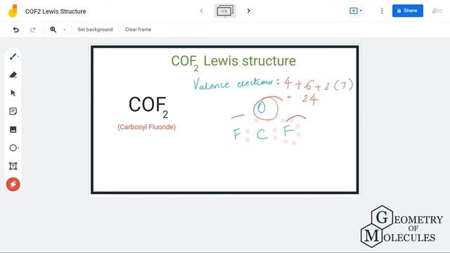 COF2 Lewis Structure (Carbonyl Fluoride) смотреть онлайн
