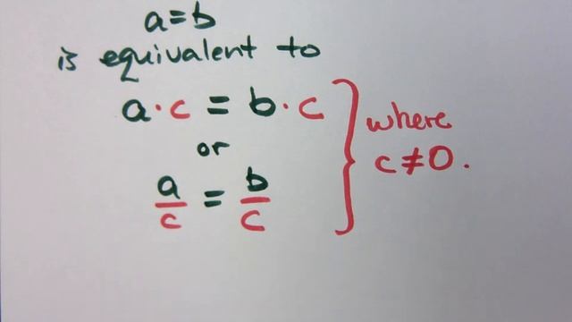 Beginning Algebra - Part 7 (Equations - The Multiplication Property) смотреть онлайн