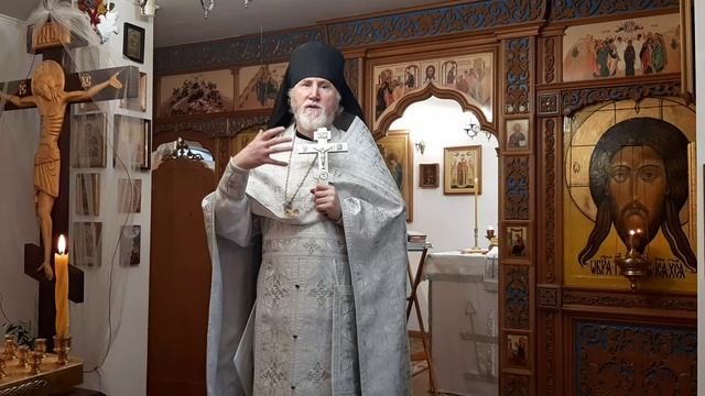 Проповедь игумена Никиты в день Навечерие Богоявления Храм Благовещения пгт Партенит 18.01.25г.