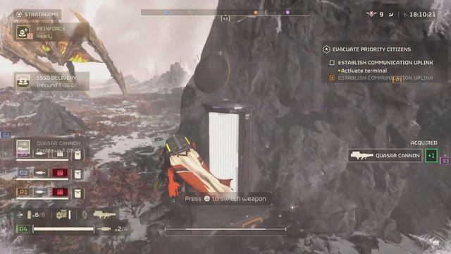HELLDIVERS 2 - Quasar to the Face смотреть онлайн