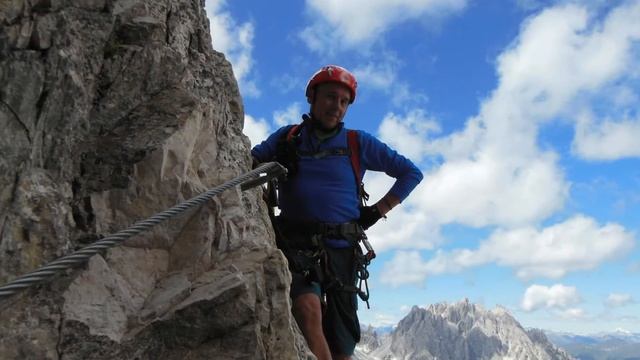 ferrata delle SCALETTE TORRE di TOBLIN смотреть онлайн