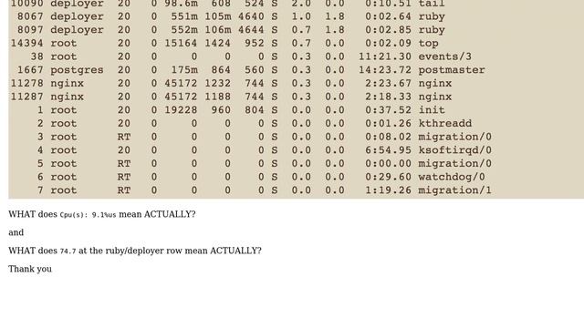 DevOps & SysAdmins: How to read CPU usage statistics shown in "top" screen? смотреть онлайн