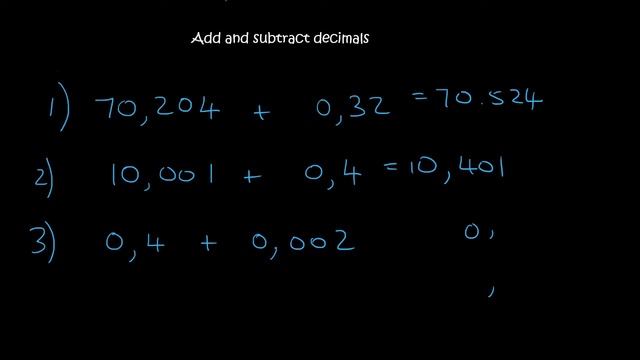 Decimal Fractions Grade 9: Add and Subtract смотреть онлайн