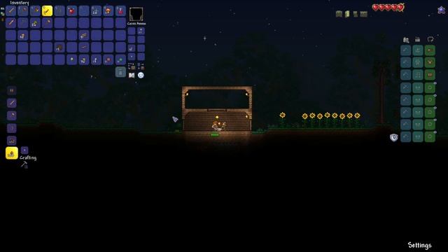 Terraria - First Night and INSANE Luck! смотреть онлайн