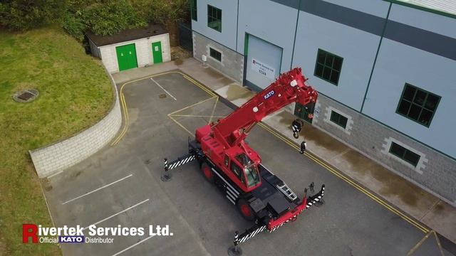 SOLD - 2015 KATO 35 Ton City Crane with Fully Powered Telescoping & Super Luffing Fly Jib смотреть онлайн