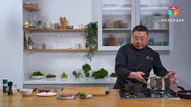 Марлин в соусе терияки с пюре из картофеля и васаби: пошаговый рецепт приготовления от Сергея Лигая смотреть онлайн