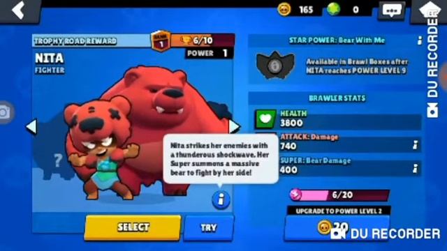 BRAWL STARS (N.T.N) NITA 01 :- My pet didn't helped me. смотреть онлайн