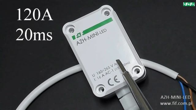 Miniaturowy automat zmierzchowy AZH-MINI-LED do oświetlenia LED, lamp wyładowczych (Imax=120A/20ms) смотреть онлайн
