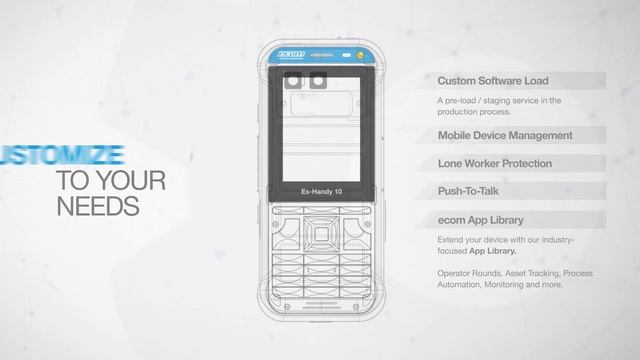 ecom Ex-Handy 10 Feature Phone for DZ1 & DZ2 | ATEX IECEx CSA certified смотреть онлайн