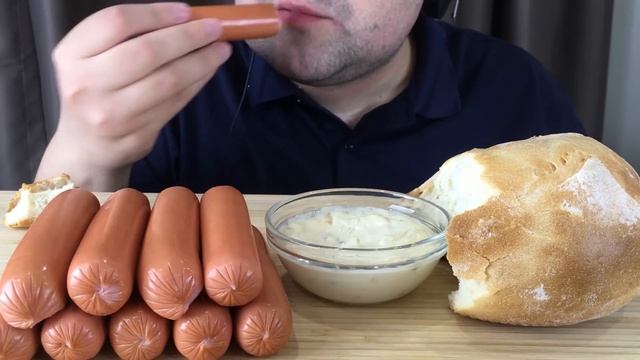 ASMR RUSSIAN SAUSAGE EATING (Eating Show )Mukbang *NO TALKING* смотреть онлайн