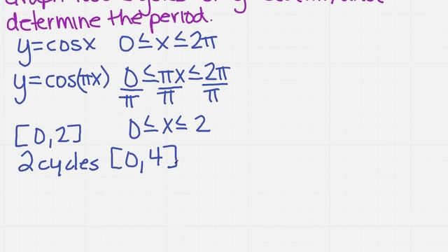 graph two cycles of y=cos(πx) смотреть онлайн