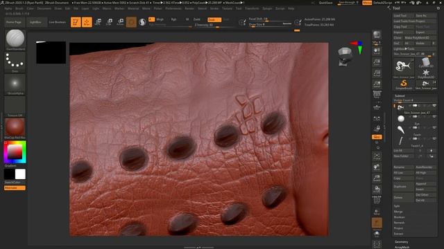 Using Alphas To Get Started with Hand Sculpting Scales in ZBrush (720p) смотреть онлайн