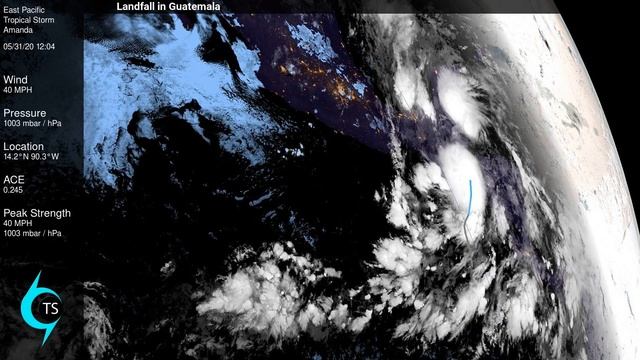 2020 East Pacific #02 - Tropical Storm Amanda смотреть онлайн