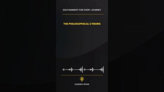 🧠 The Philosophical Cyborg Philosophize about cyborgs in AI podcasts How does technology challe смотреть онлайн