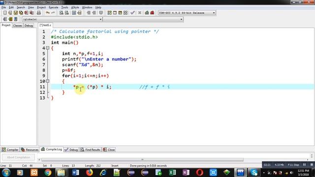 How to Calculate factorial of a number using pointer in c programming | by Sanjay Gupta смотреть онлайн