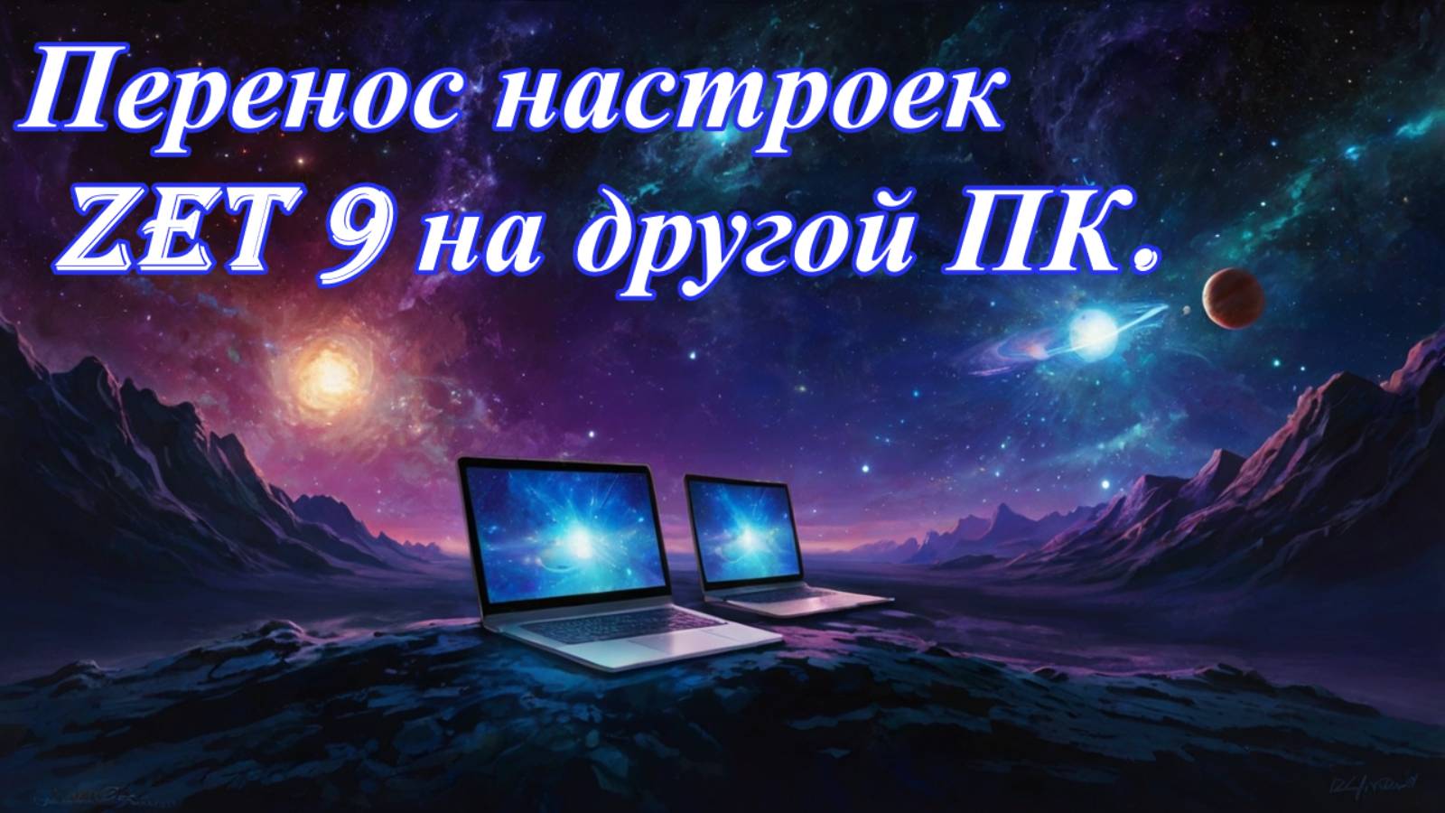 Перенос настроек Zet 9 на другой ПК. смотреть онлайн