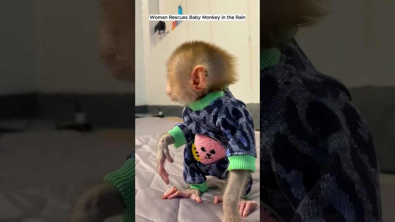 Baby monkey #monkey #baby_monkey #shorts Маленькая обезьянка смотреть онлайн