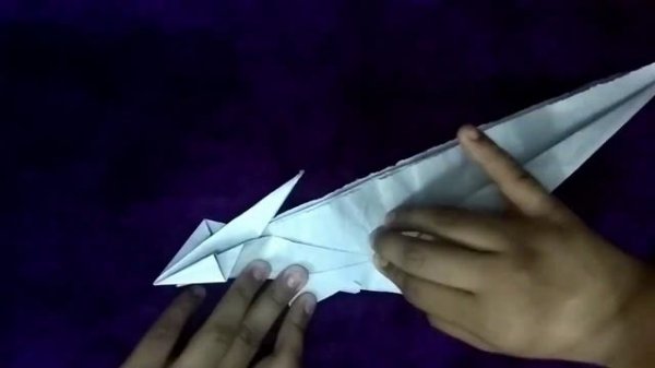 Origami Mosasaurus (Time Lapse)