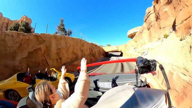 Radiator Springs Racers On Ride 4K POV with Queue DCA Disneyland Resort 2022 01 09 смотреть онлайн