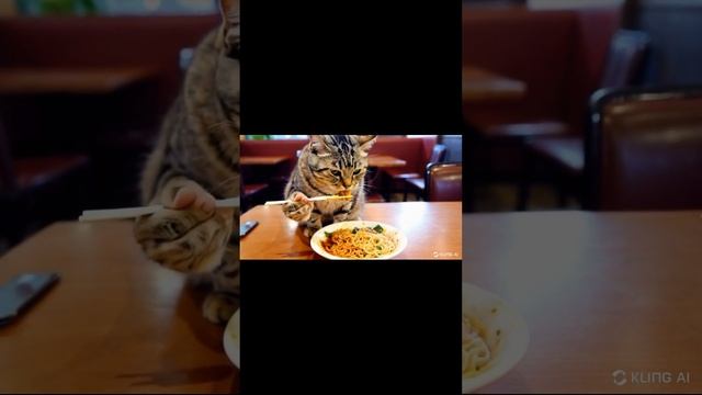 КОТИК ест Палочками лапшу #shorts #рецепты #рецепт #sushi